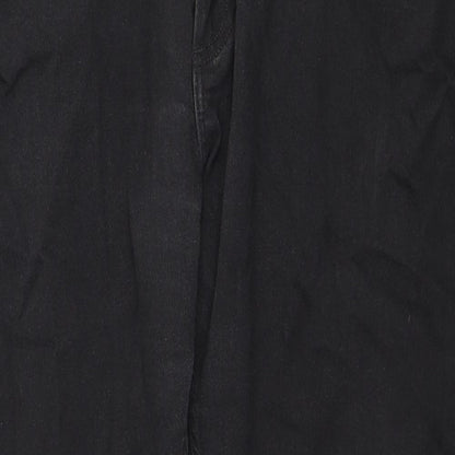 Womens UK Size 40 in Marks and Spencer Regular Fit Straight Black Jeans