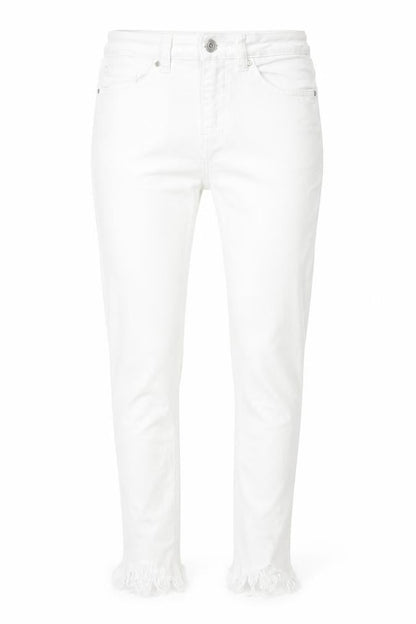 Womens UK Size 8 Denim & Co. Regular Fit Skinny White Jeans