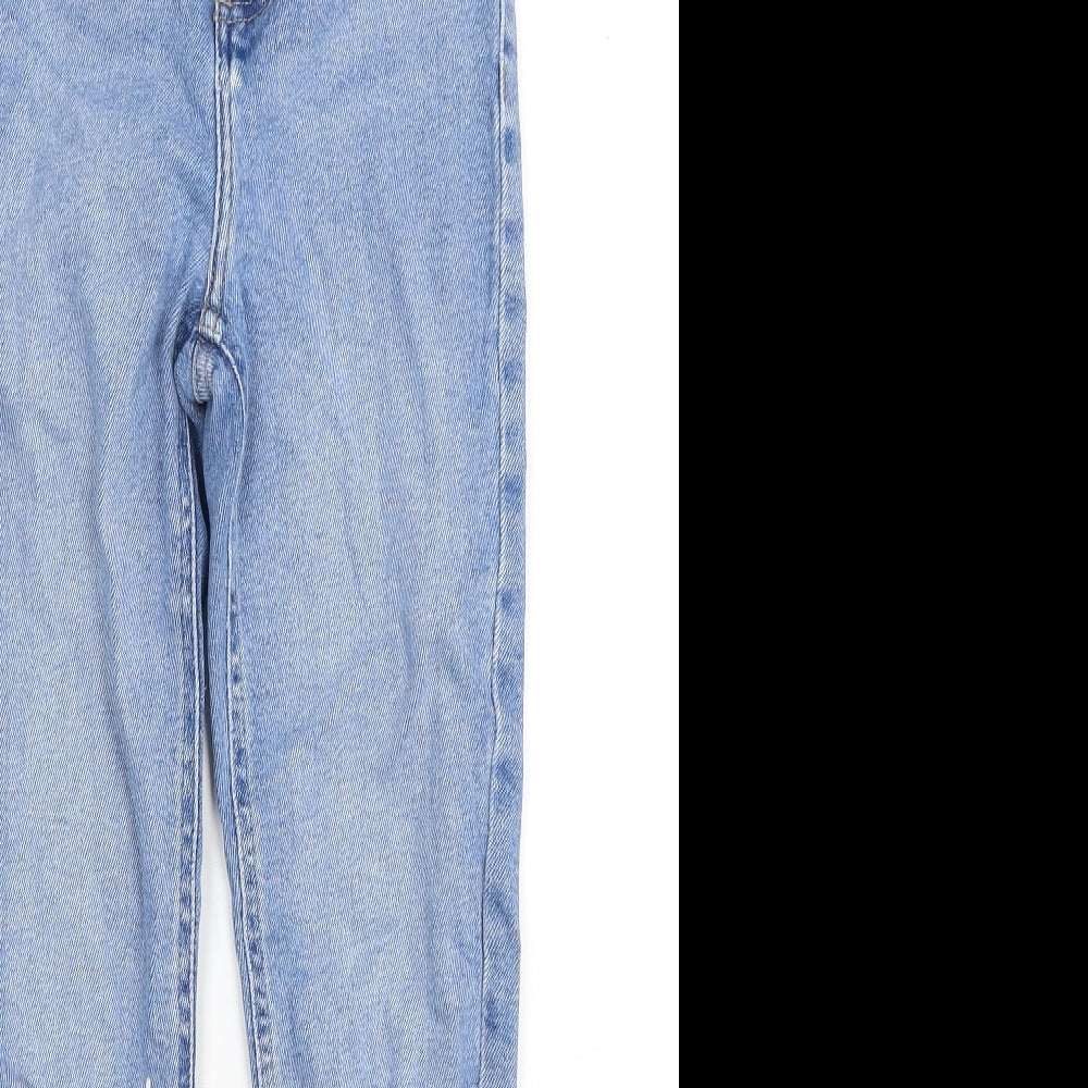 New Look Womens Beige Cotton Skinny Jeans Size 6 Regular Zip