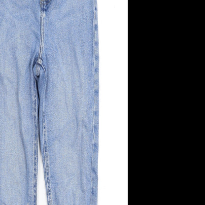 New Look Womens Beige Cotton Skinny Jeans Size 6 Regular Zip