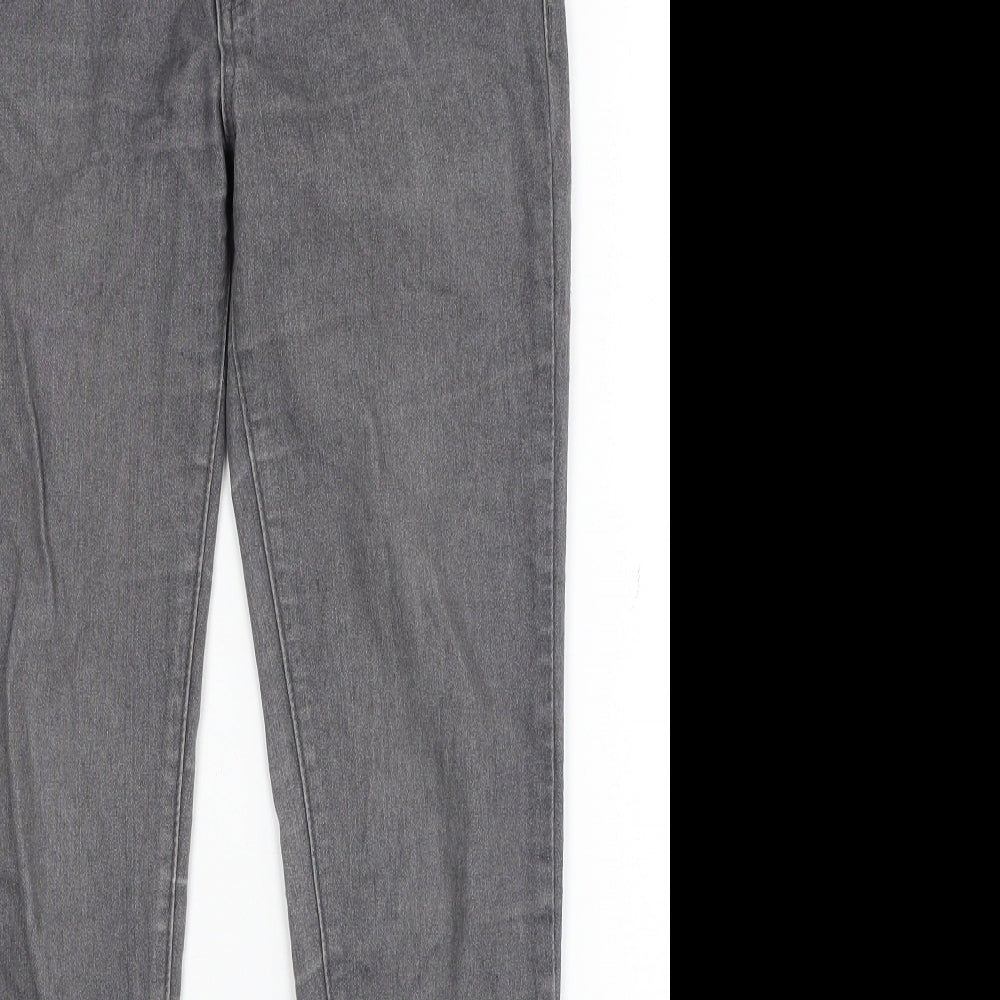FOREVER 21 Womens Grey Cotton Skinny Jeans Size 27 in Regular Zip