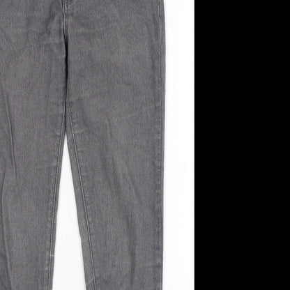 FOREVER 21 Womens Grey Cotton Skinny Jeans Size 27 in Regular Zip