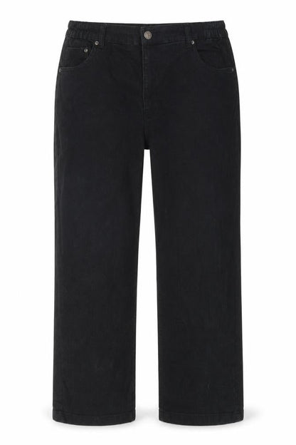 Pegasus Womens Black Cotton Straight Jeans Size 34 in Regular Zip
