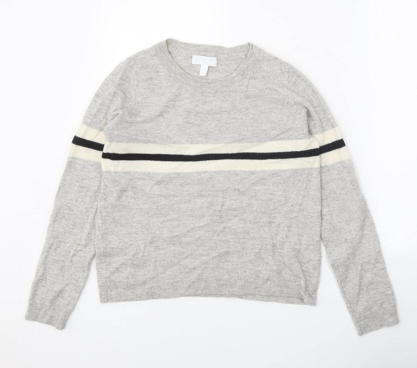 Womens UK Size 12 White Label Grey Pullover Jumper