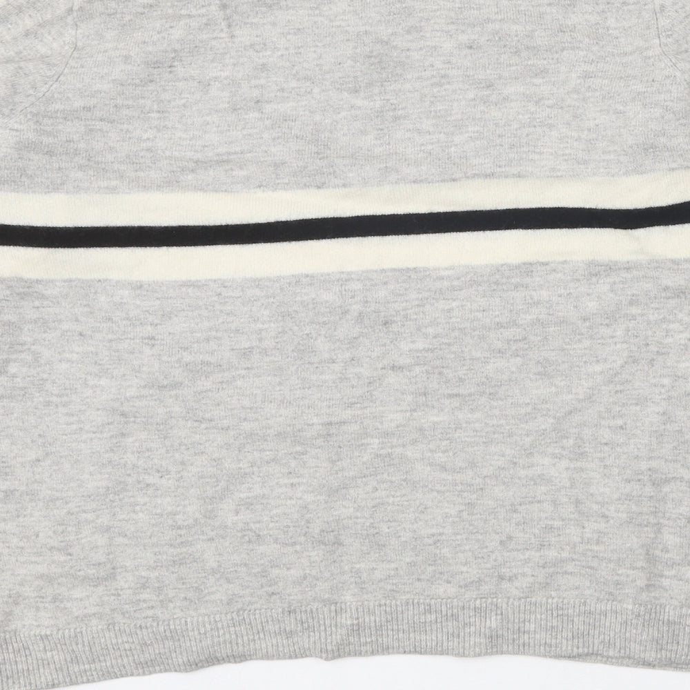 Womens UK Size 12 White Label Grey Pullover Jumper