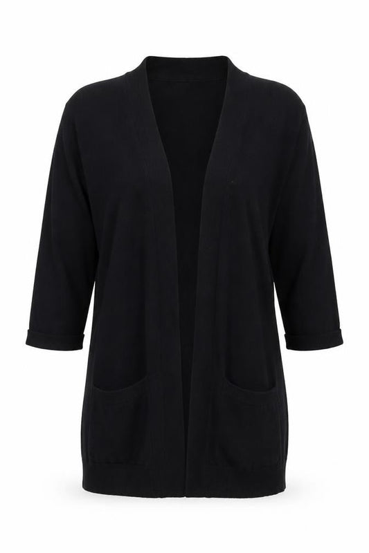 Womens UK Size M M&Co Black Cardigan Jumper