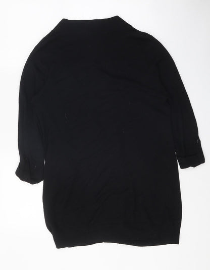 Womens UK Size M M&Co Black Cardigan Jumper