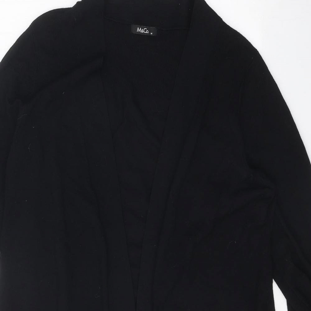 Womens UK Size M M&Co Black Cardigan Jumper