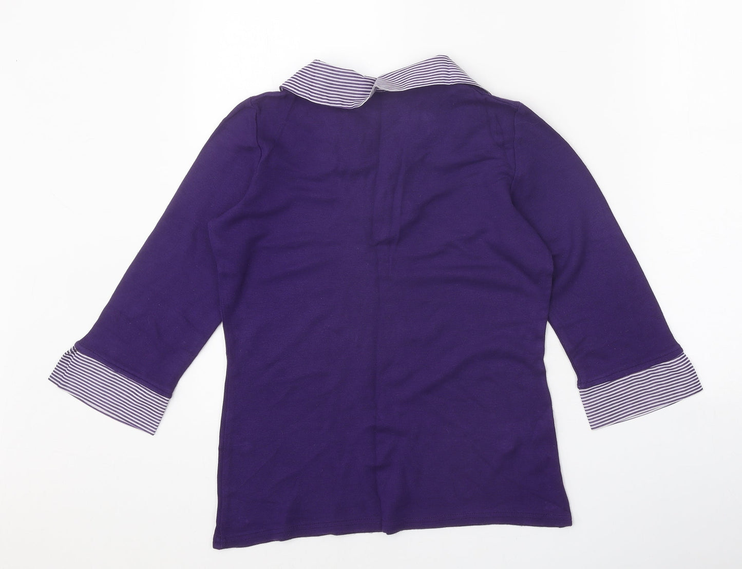Womens UK Size 12 BHS Purple Basic Blouse