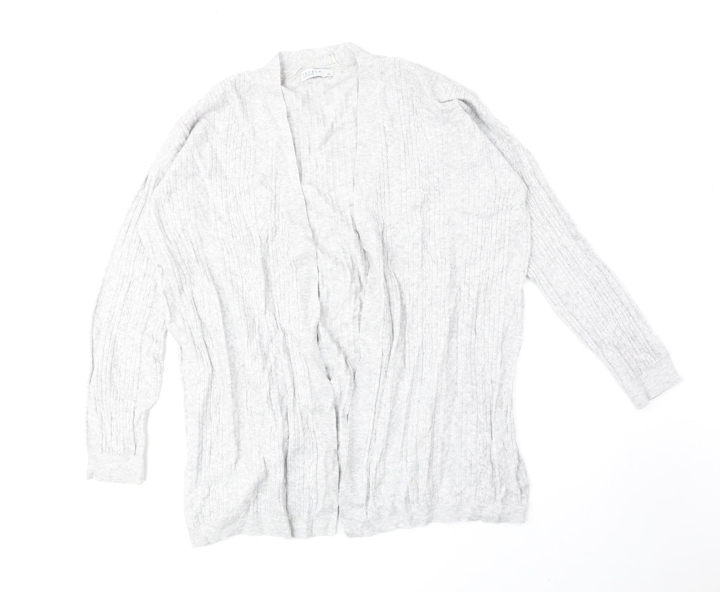 Womens UK Size M Matalan Grey Cardigan Jumper