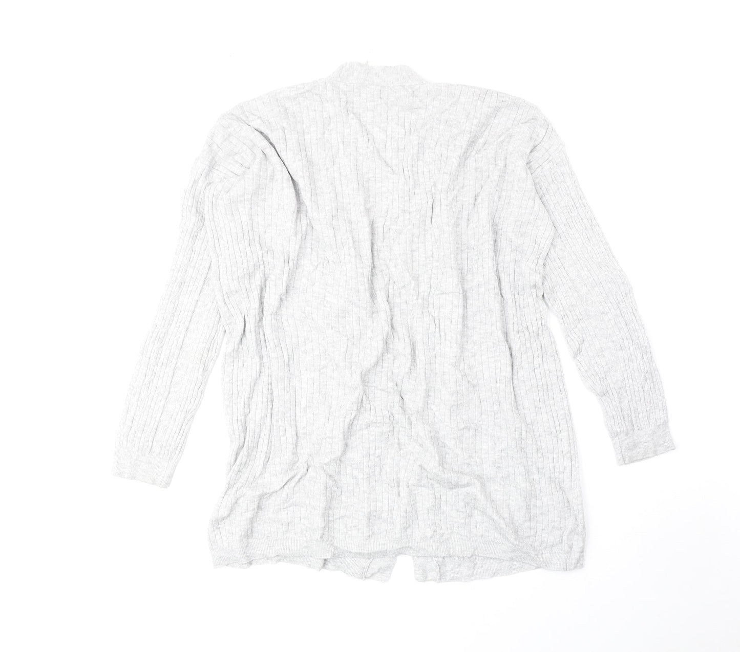 Womens UK Size M Matalan Grey Cardigan Jumper