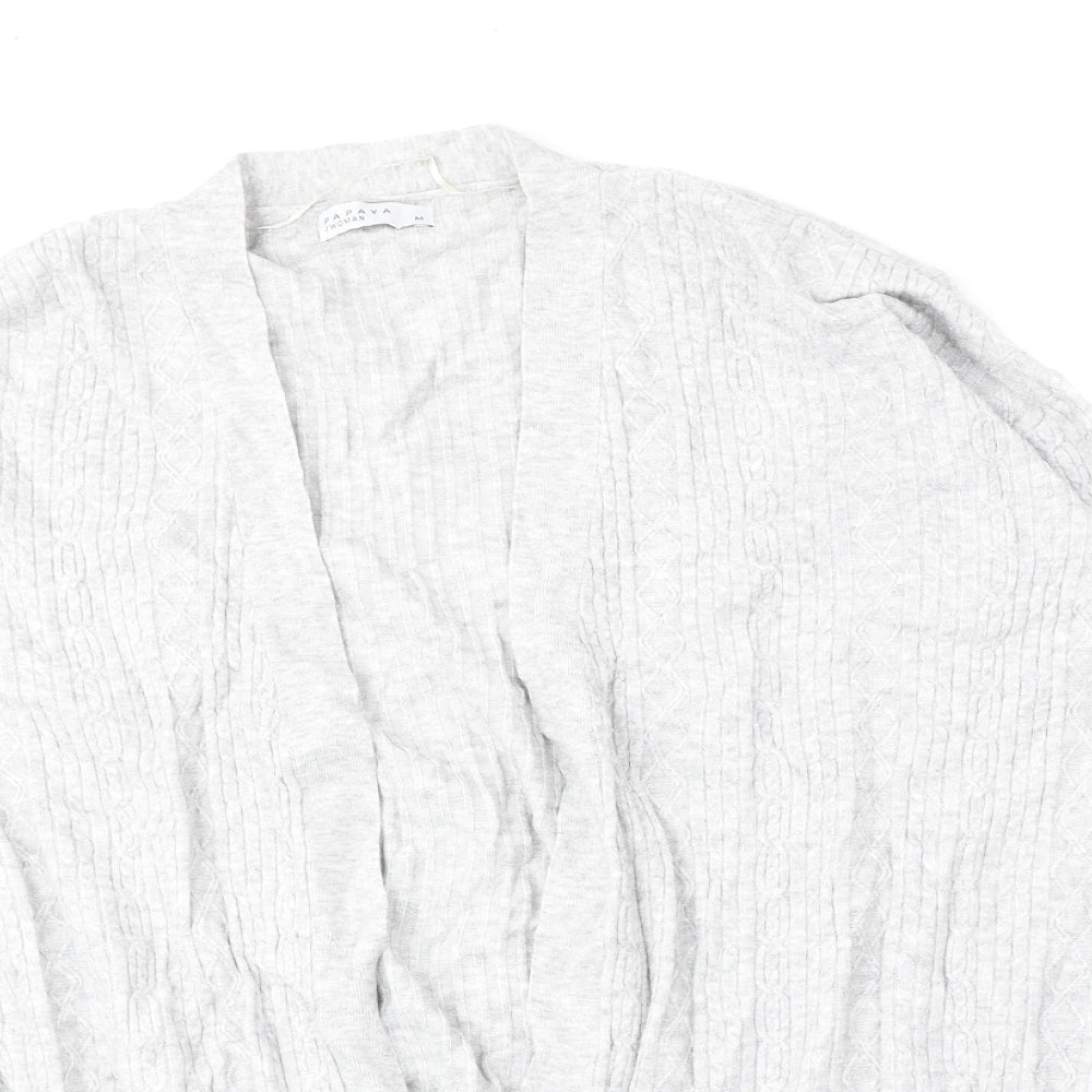 Womens UK Size M Matalan Grey Cardigan Jumper
