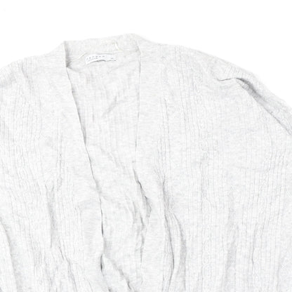 Womens UK Size M Matalan Grey Cardigan Jumper