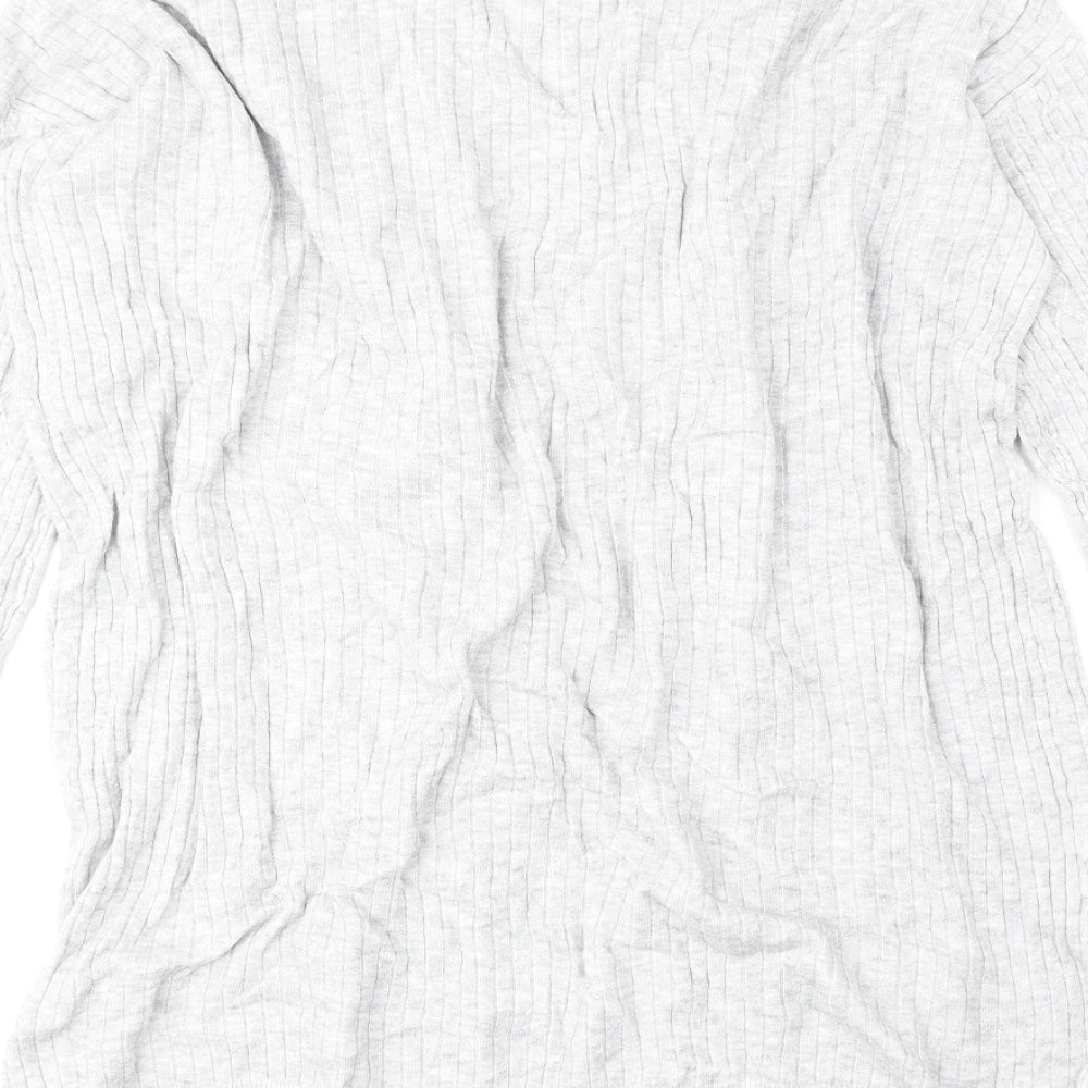 Womens UK Size M Matalan Grey Cardigan Jumper