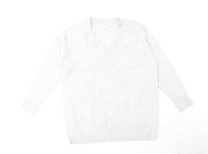 Womens UK Size M Papaya Grey Pullover Jumper