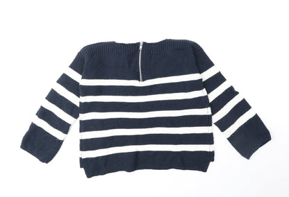 Womens UK Size 10 Atmosphere Blue Pullover Jumper