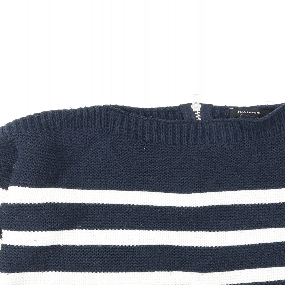 Womens UK Size 10 Atmosphere Blue Pullover Jumper