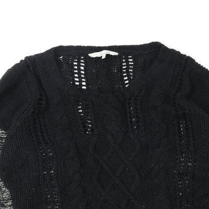 Womens UK Size M Peacocks Black Pullover Jumper