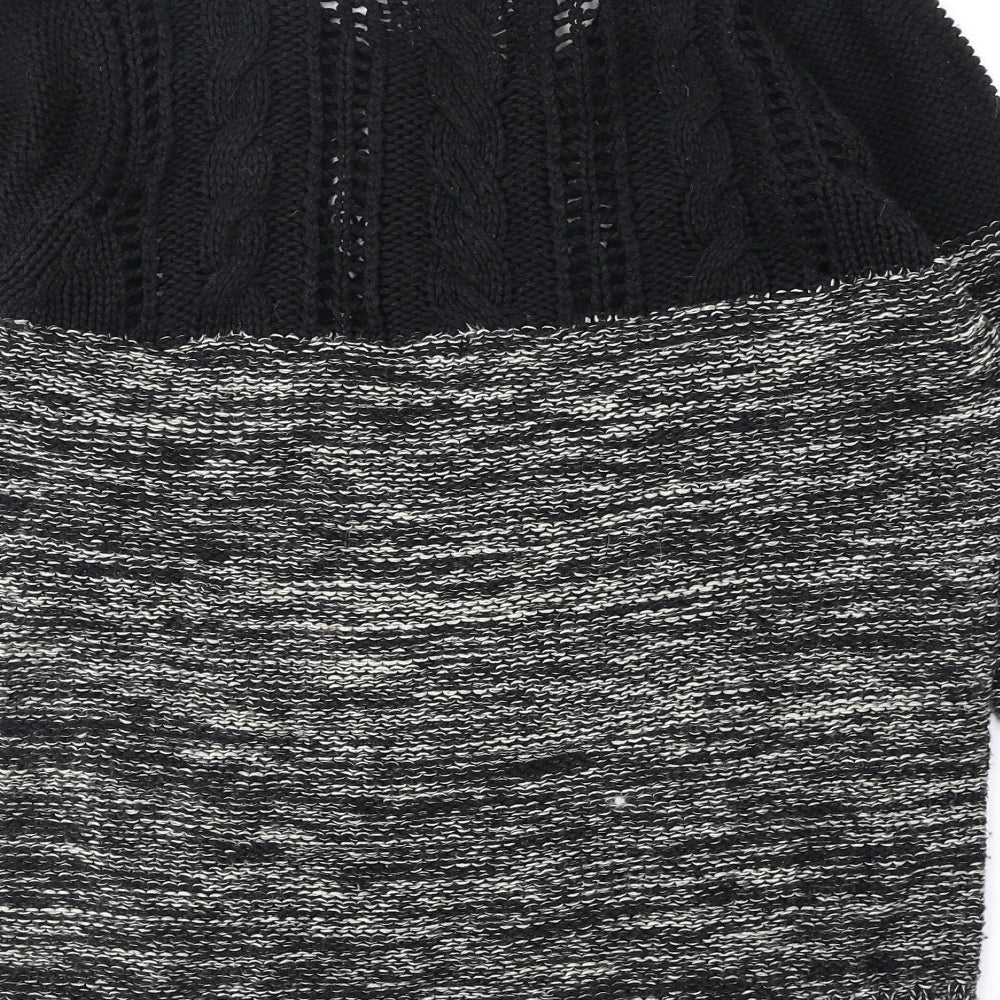 Womens UK Size M Peacocks Black Pullover Jumper