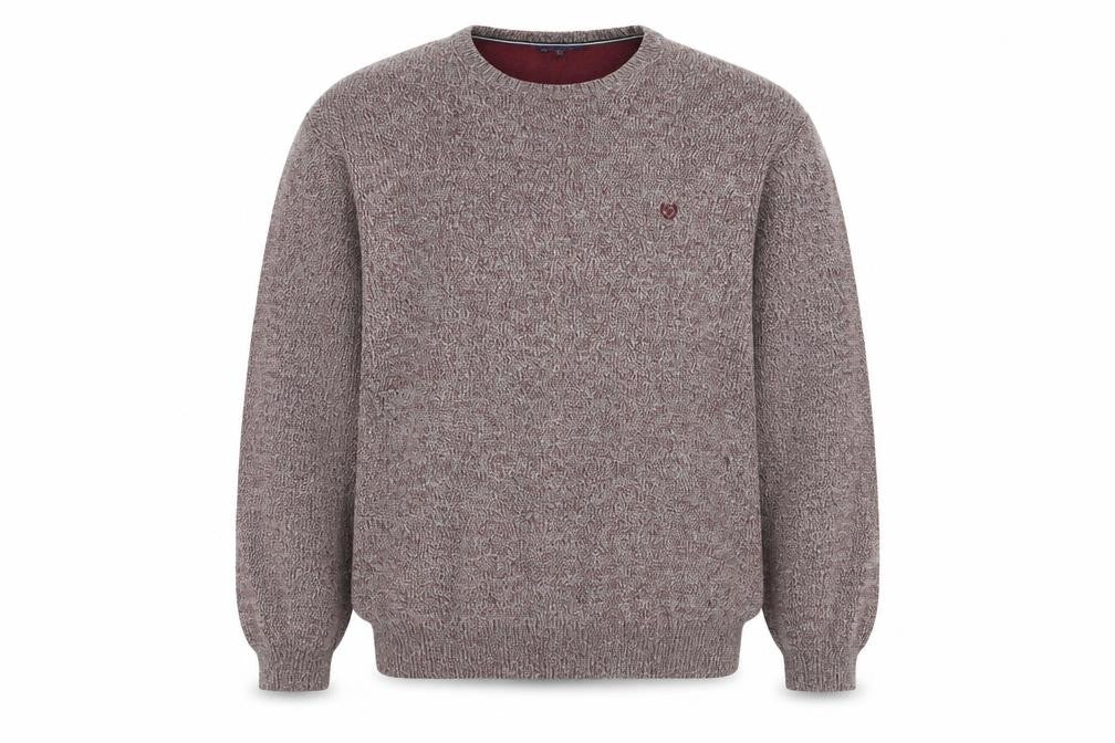 Mens UK Size 2XL Easy Red Pullover Jumper