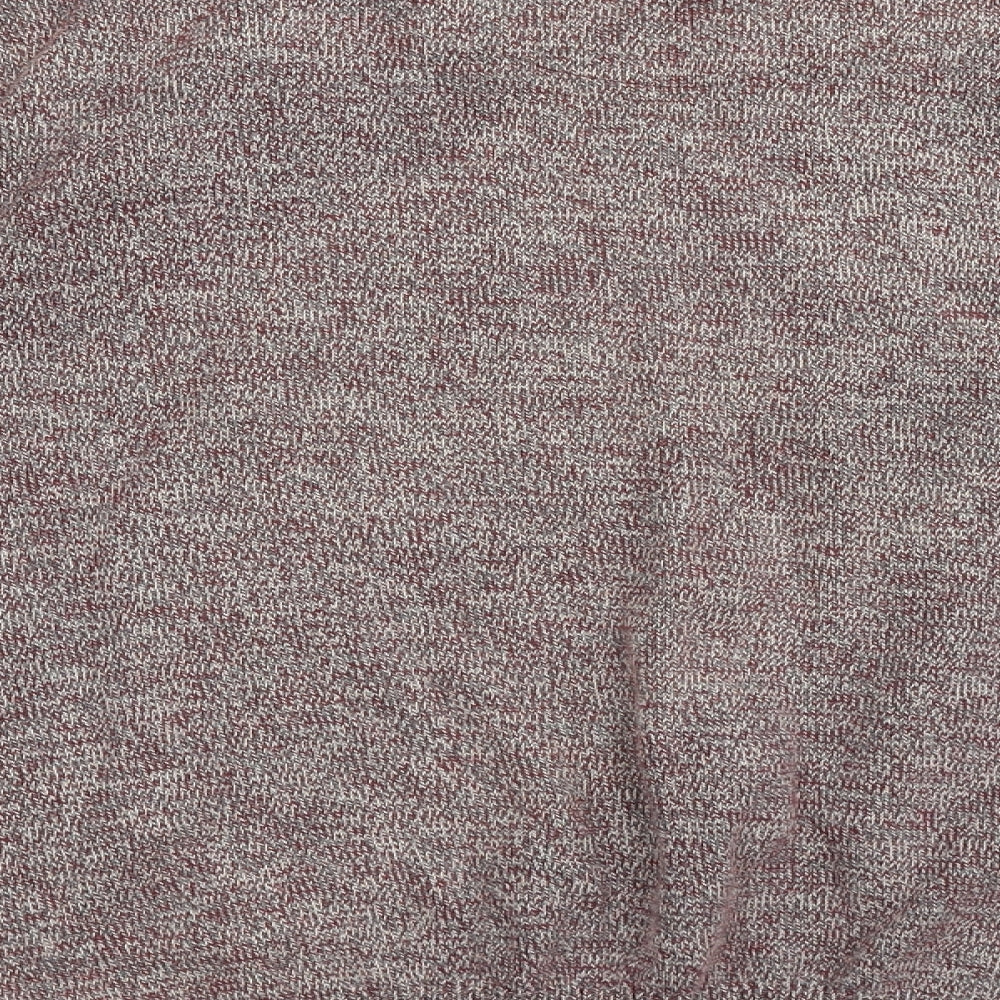 Easy Mens Red Round Neck Acrylic Pullover Jumper Size 2XL