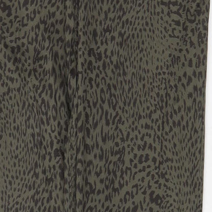 Womens UK Size 14 Matalan Regular Fit  Green Trousers