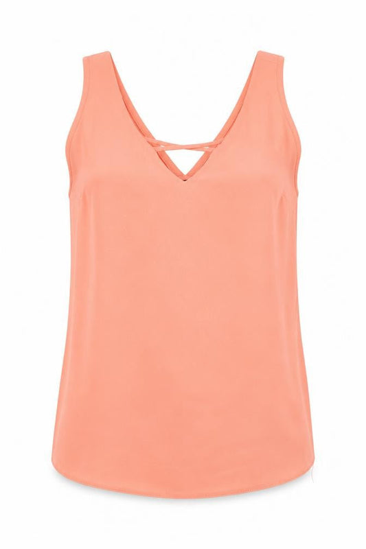 Womens UK Size 10 Atmosphere Pink Basic Tank