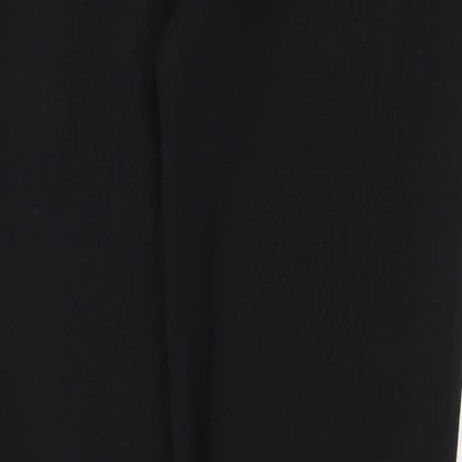 Womens UK Size S Preworn Regular Fit  Black Trousers