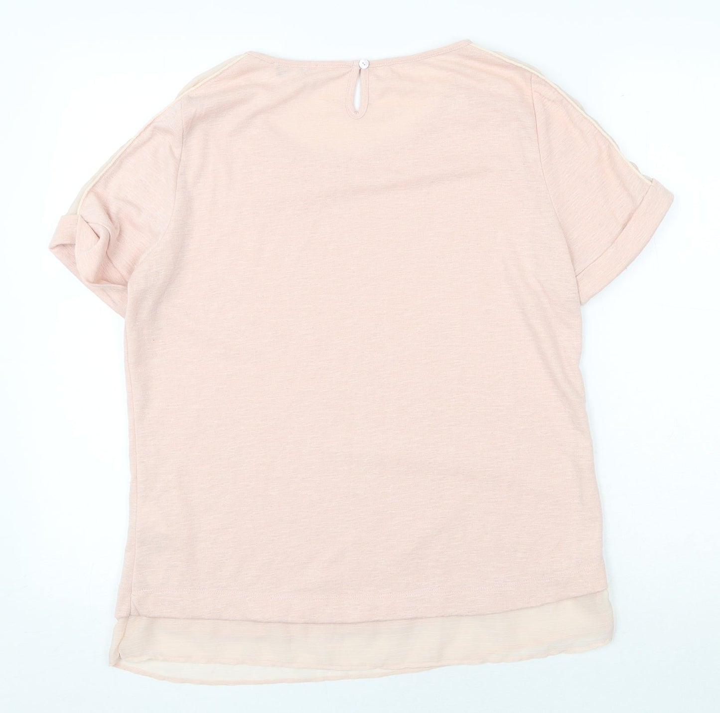 Womens UK Size 12 RJR.John Rocha Pink Basic T-Shirt