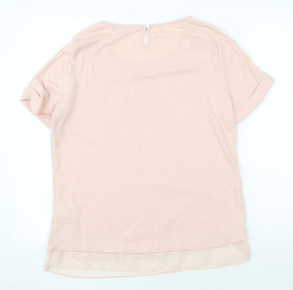 Womens UK Size 12 RJR.John Rocha Pink Basic T-Shirt