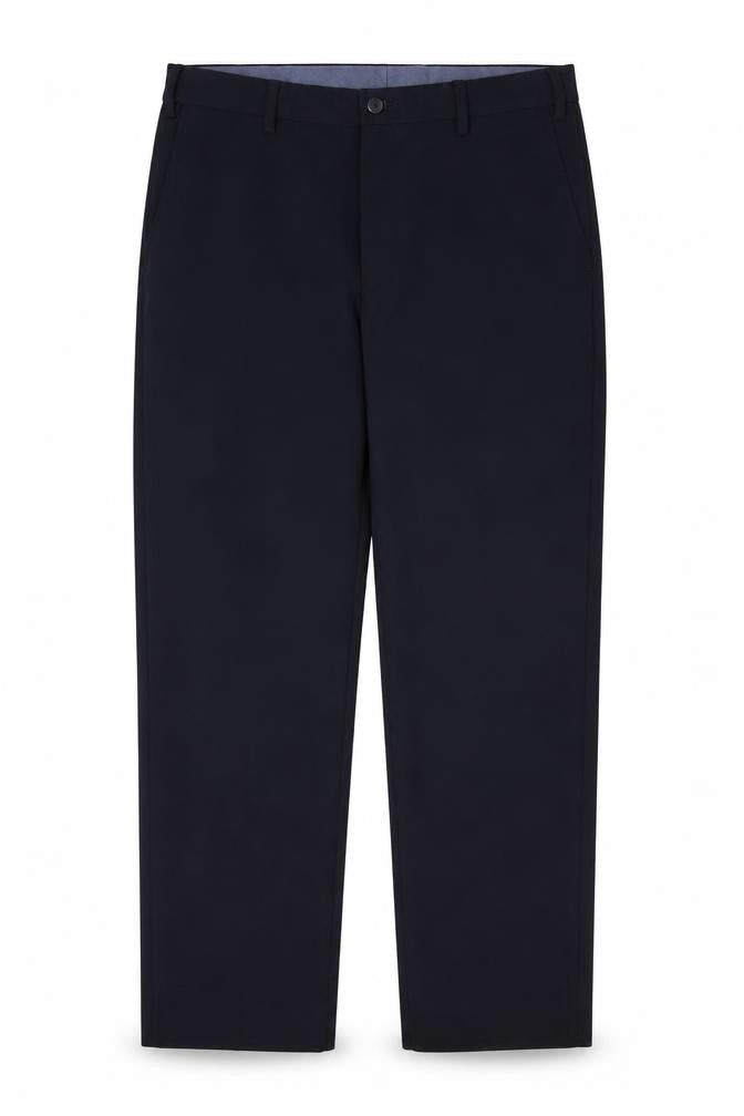 Mens UK Size 32 in Marks and Spencer Regular Fit Dress Pants Blue Trousers
