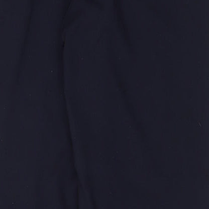 Marks and Spencer Mens Blue Polyester Dress Pants Trousers Size 32 in Regular Zip