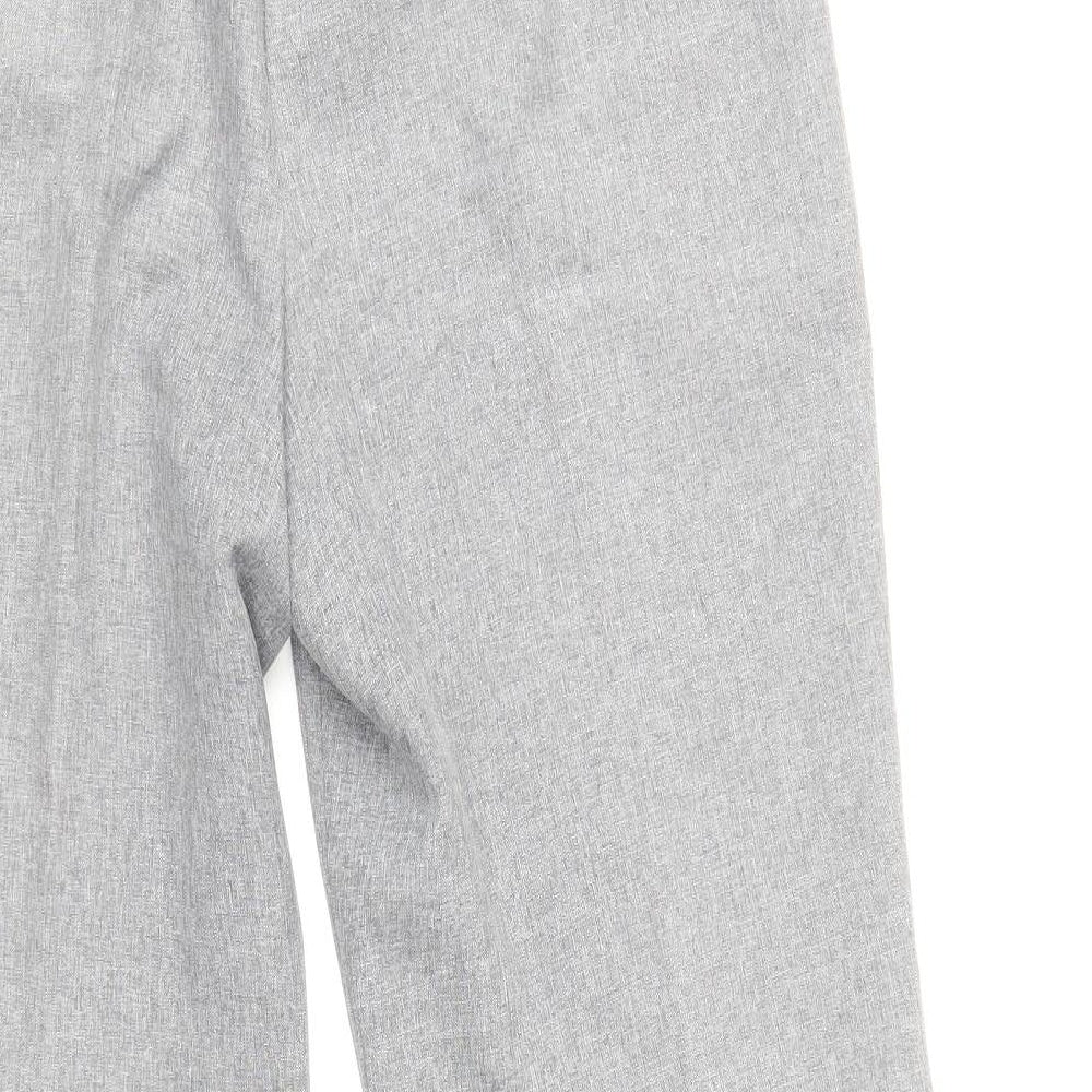 Bonmarché Womens Grey Polyester Trousers Size 12 Regular
