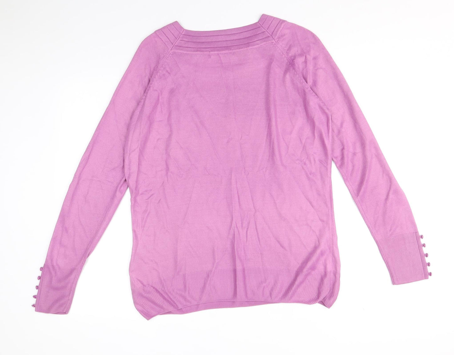 Womens UK Size 14 Marks and Spencer Purple Pullover Jumper