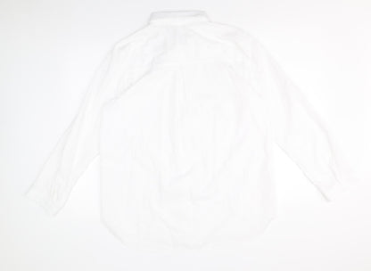 Mens UK Collar Size XL Cong Fan Smart White  Dress Shirt