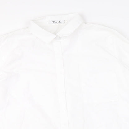 Mens UK Collar Size XL Cong Fan Smart White  Dress Shirt