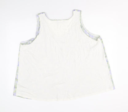 Womens UK Size 24 Marks and Spencer Multicoloured Basic Tank