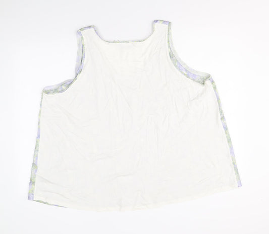 Womens UK Size 24 Marks and Spencer Multicoloured Basic Tank