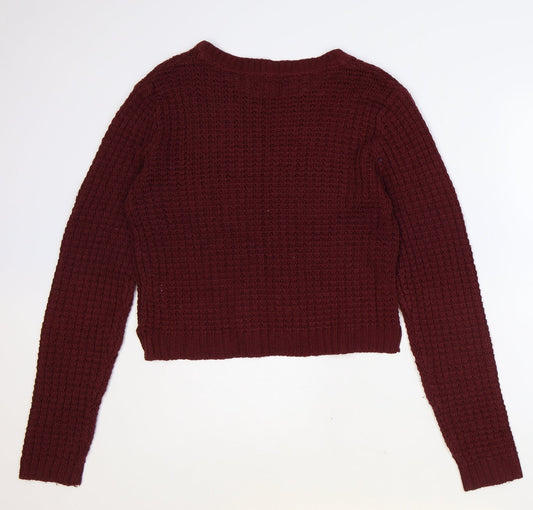 Womens UK Size 14 Select Red Pullover Jumper