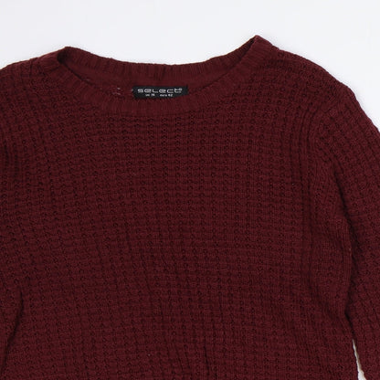 Womens UK Size 14 Select Red Pullover Jumper