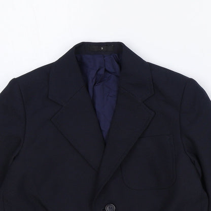Truetex Boys Blue Jacket Blazer Size 3XL Button