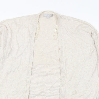 Womens UK Size 14 Red Herring Beige Cardigan Jumper