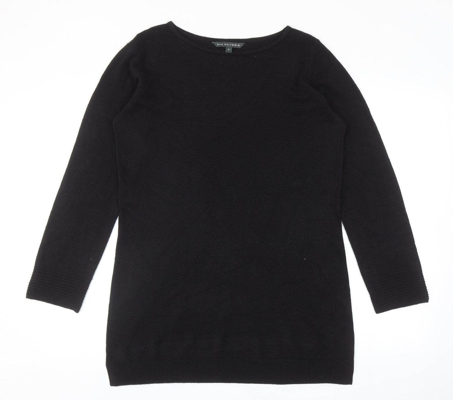 Womens UK Size 12 Bonmarché Black Pullover Jumper