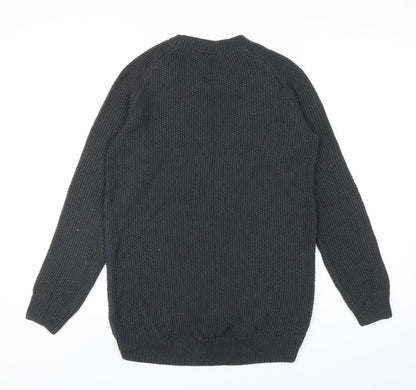 Womens UK Size XS Preworn Grey Pullover Jumper