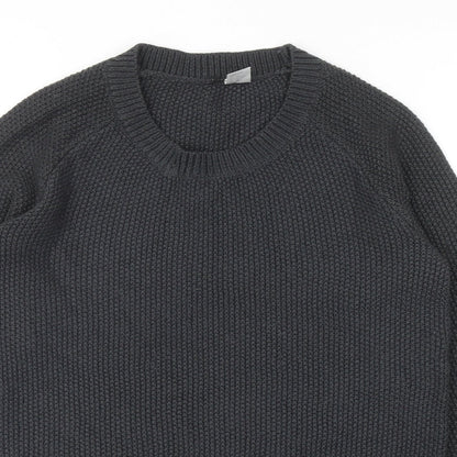 Womens UK Size XS Preworn Grey Pullover Jumper