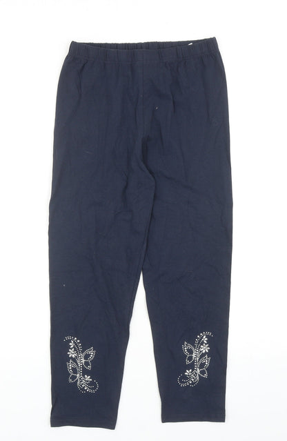 Womens UK Size 8 Afibel Regular Fit Jogger Blue Trousers