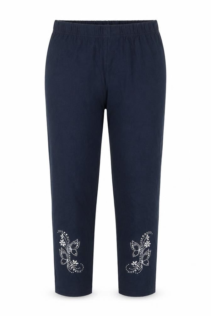 Womens UK Size 8 Afibel Regular Fit Jogger Blue Trousers