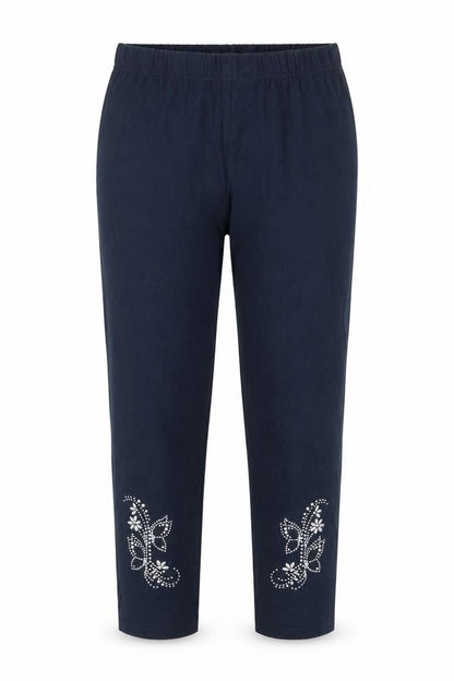 Womens UK Size 8 Afibel Regular Fit Jogger Blue Trousers