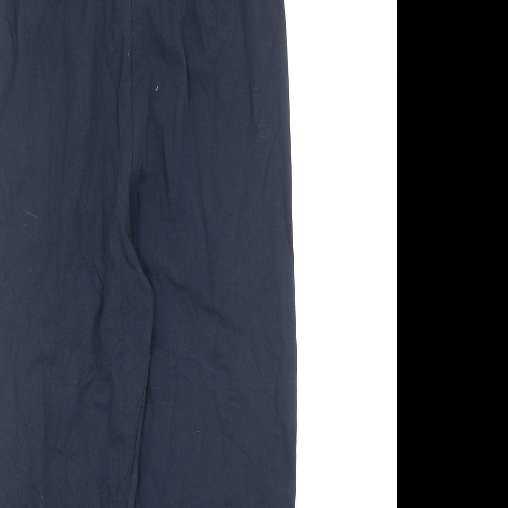 Womens UK Size 8 Afibel Regular Fit Jogger Blue Trousers