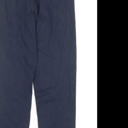 Womens UK Size 8 Afibel Regular Fit Jogger Blue Trousers